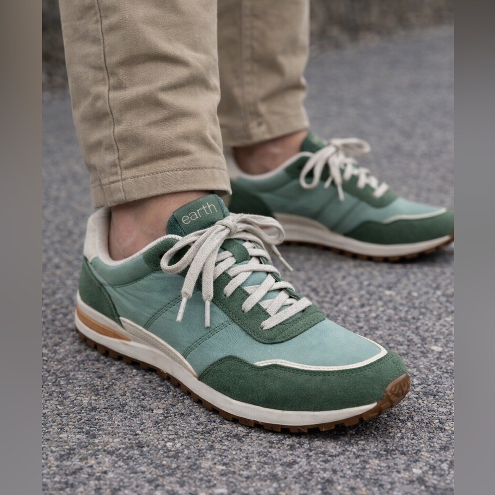 Earth Shoes ETMAREN Green Casual Sneakers Women’s 8.5 Comfort Walking Shoes - Picture 2 of 13
